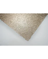 Dainty Home Reversible Metallic Lacey Place Mats Slip Resistant 12" x 18" Placemats - Set of 4