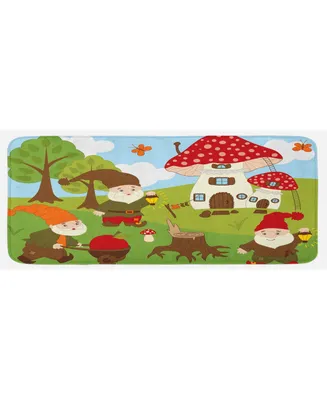 Ambesonne Gnome Kitchen Mat