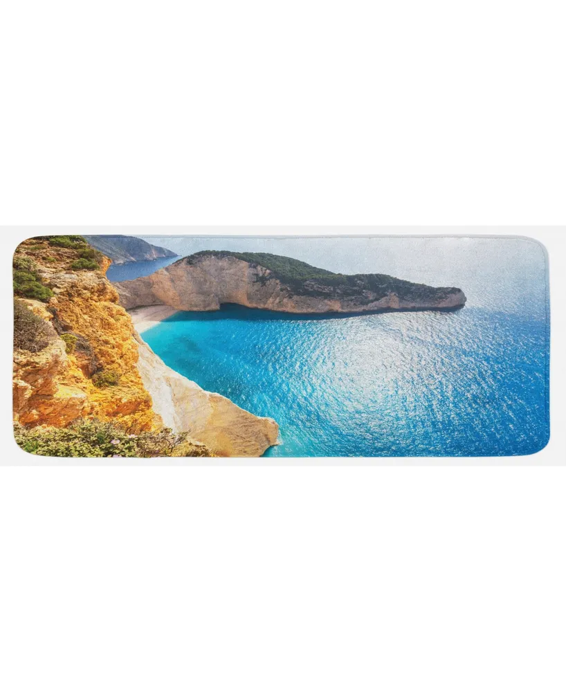 Ambesonne Greece Kitchen Mat