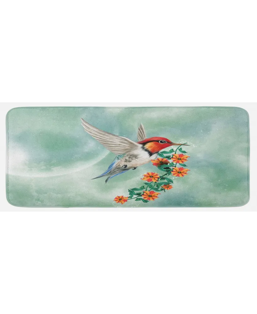 Ambesonne Hummingbird Kitchen Mat