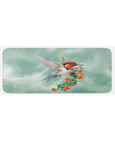 Ambesonne Hummingbird Kitchen Mat