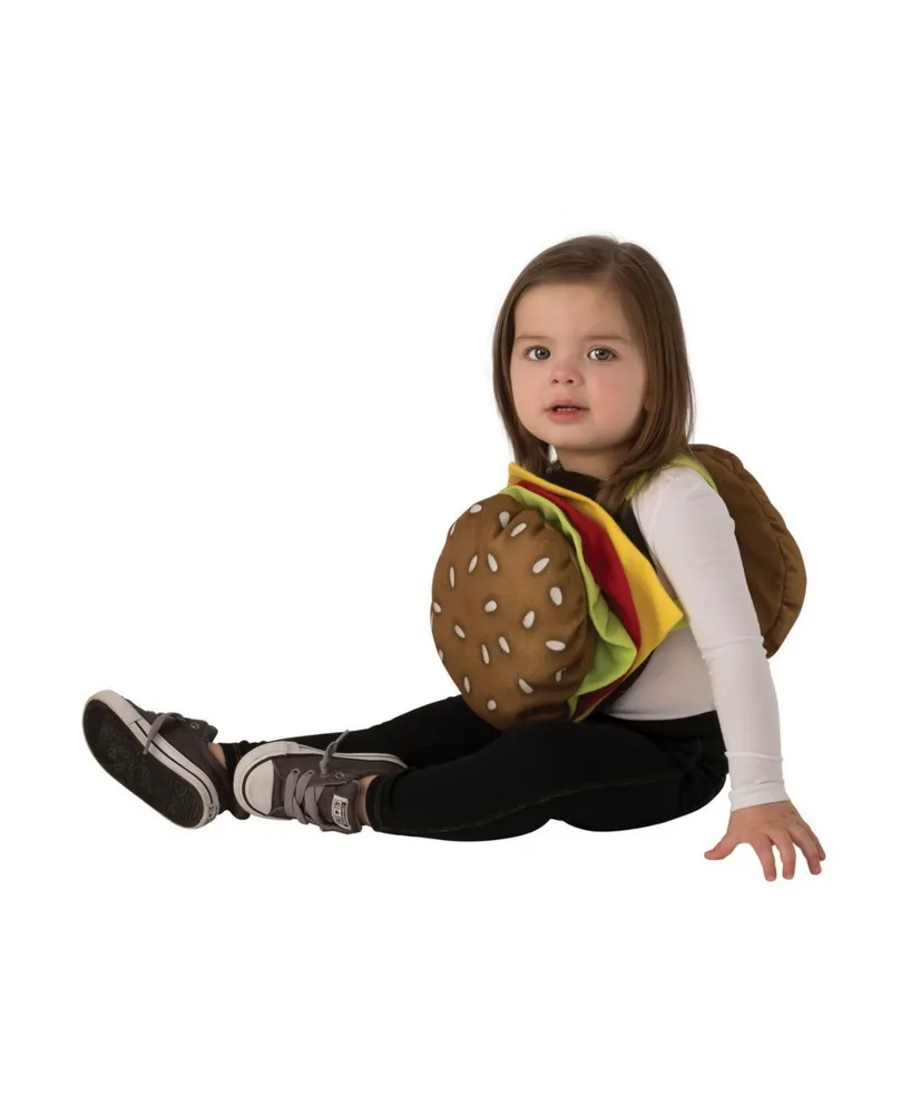 BuySeasons Toddler Girls and Boys Cheeseburger Costume