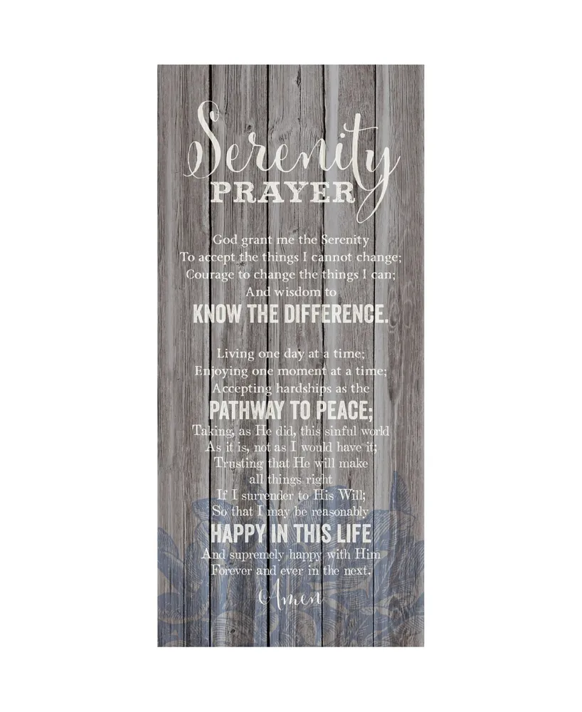 Dexsa Serenity Prayer New Horizons Wood Plaque, 5.5" x 12"