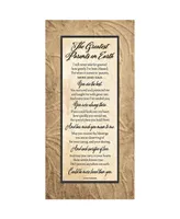 Dexsa Greatest Parents on Earth Timberland Wood Plaque, 6.75" x 13.63"