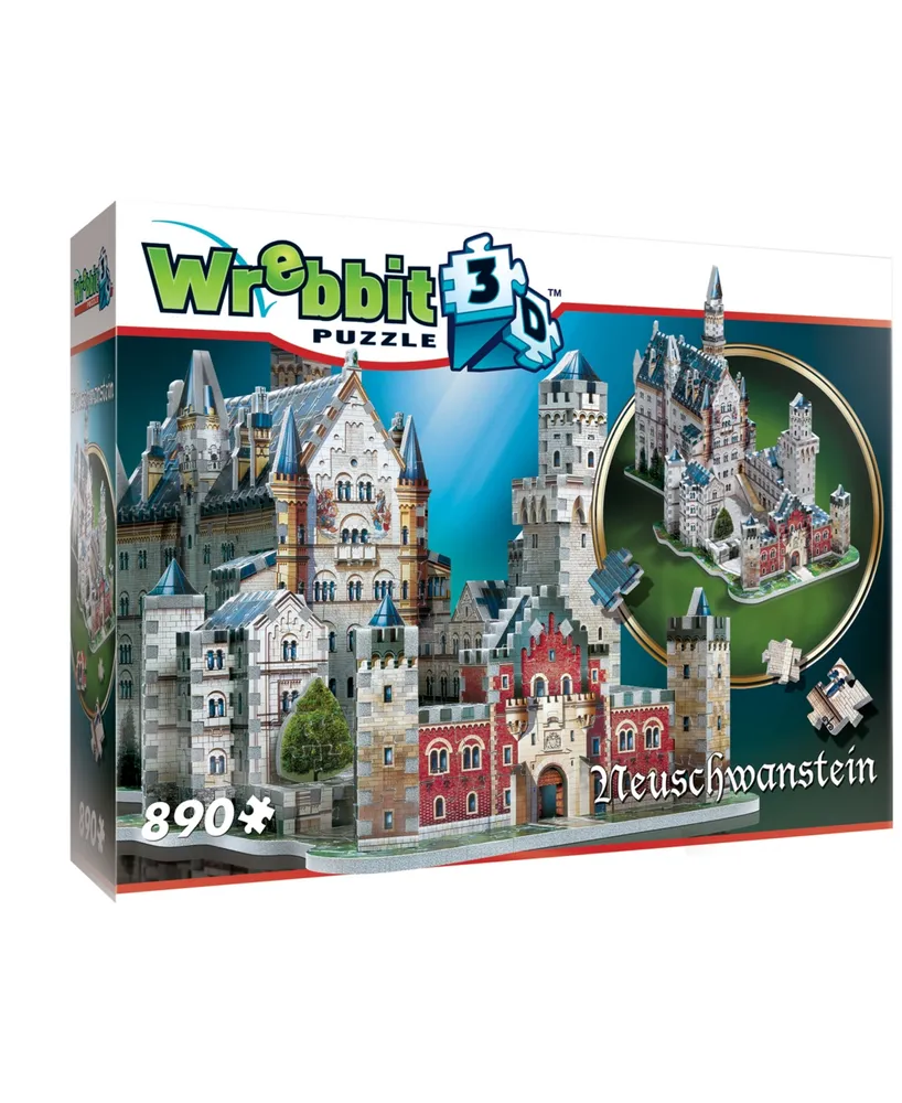 Wrebbit Neuschwanstein Castle 3D Puzzle- 890 Pieces