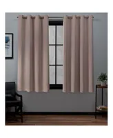 Exclusive Home Academy Total Blackout Grommet Top Curtain Panel Pair