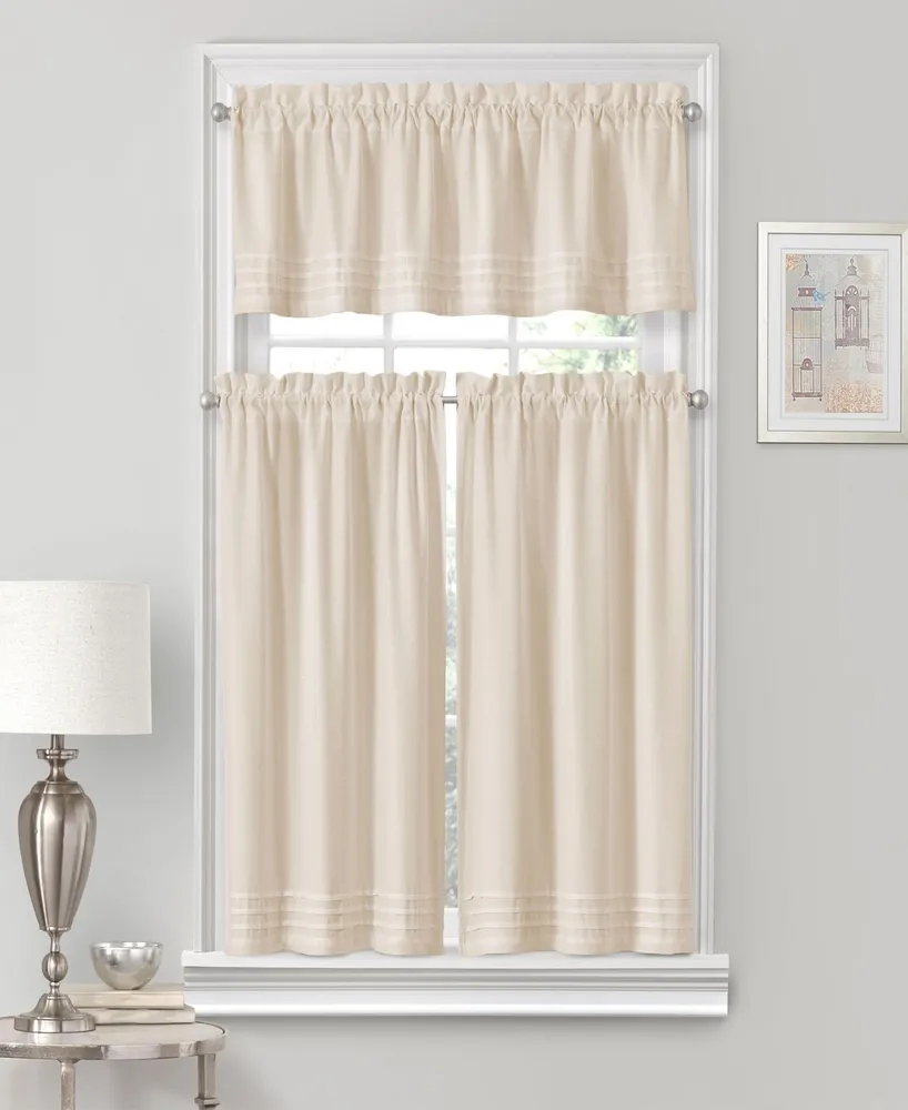 Vue Window Solutions Kingsbury 52'' x 36'' Pleated Tier Pair