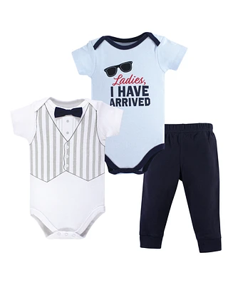 Hudson Baby 2-Bodysuits and Pant Set