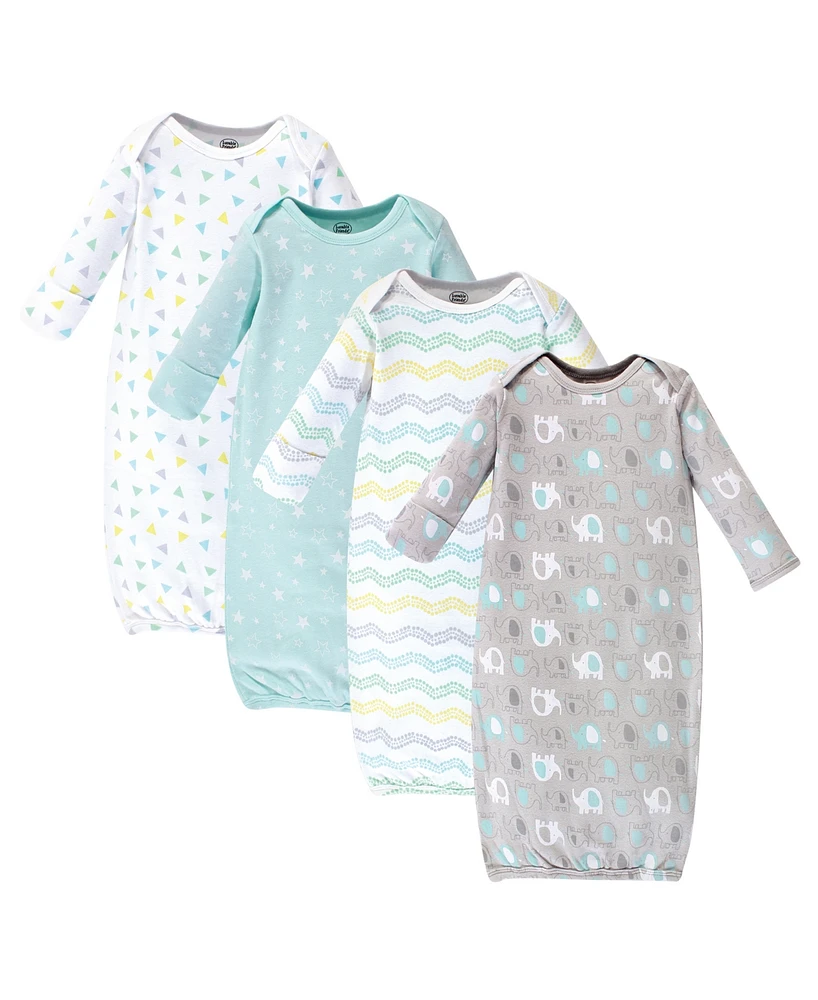 Luvable Friends Baby Girl Cotton Gowns