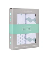 Ely's & Co. Baby Changing Pad Cover - Cradle Sheet 100% Combed Jersey Cotton