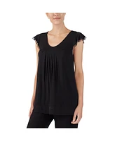 Ellen Tracy Yours to Love Short Sleeve Top