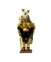 Kurt Adler 16-Inch Hollywood Woodsman Nutcracker with Owl Hat