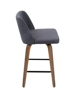 Toriano Swivel Bar Stool (Set of 2)