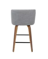 Toriano Swivel Bar Stool (Set of 2)