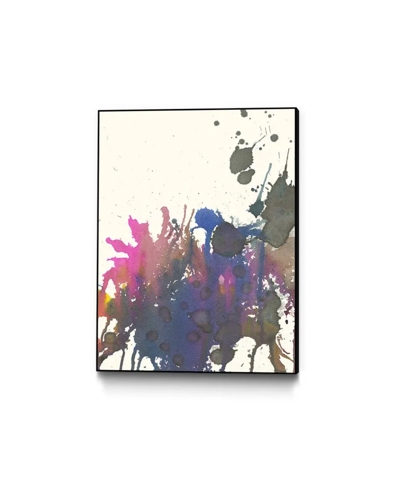 Giant Art 36" x 24" Exuberant Splotch Art Block Framed Canvas