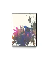 Giant Art 36" x 24" Exuberant Splotch Art Block Framed Canvas