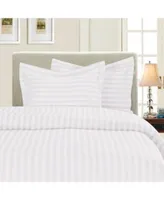 Elegant Comfort Luxurious Stripe Wrinkle Free Duvet Cover Sets