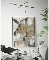 Giant Art 20" x 16" Golden Blush I Art Block Framed Canvas