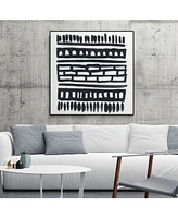 Giant Art 30" x 30" Weft Iii Art Block Framed Canvas