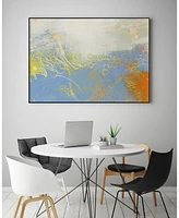 Giant Art 40" x 30" Lux Ii Art Block Framed Canvas