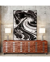 Giant Art 40" x 30" Xinyang Iii Art Block Framed Canvas