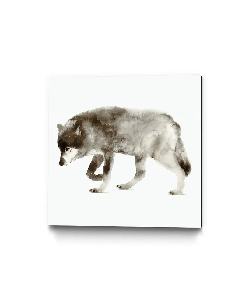 Giant Art 20" x 20" Wolf Museum Mounted Canvas Print