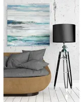 Giant Art 30" x 30" Sea Foam Ii Museum Mounted Canvas Print