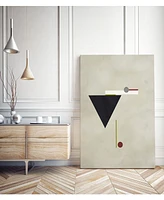 Giant Art 36" x 24" Triangle Love Museum Mounted Canvas Print