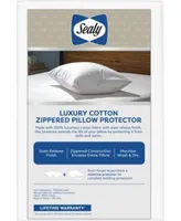 Sealy Luxury Cotton Zippered Pillow Protectors