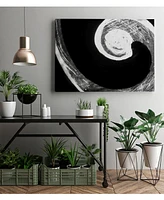 Giant Art 14" x 11" Textural Abstraction Iii Museum Mounted Canvas Print