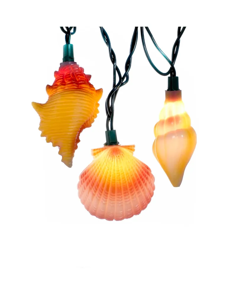 Kurt Adler 10-Light Conch and Shells Light Set