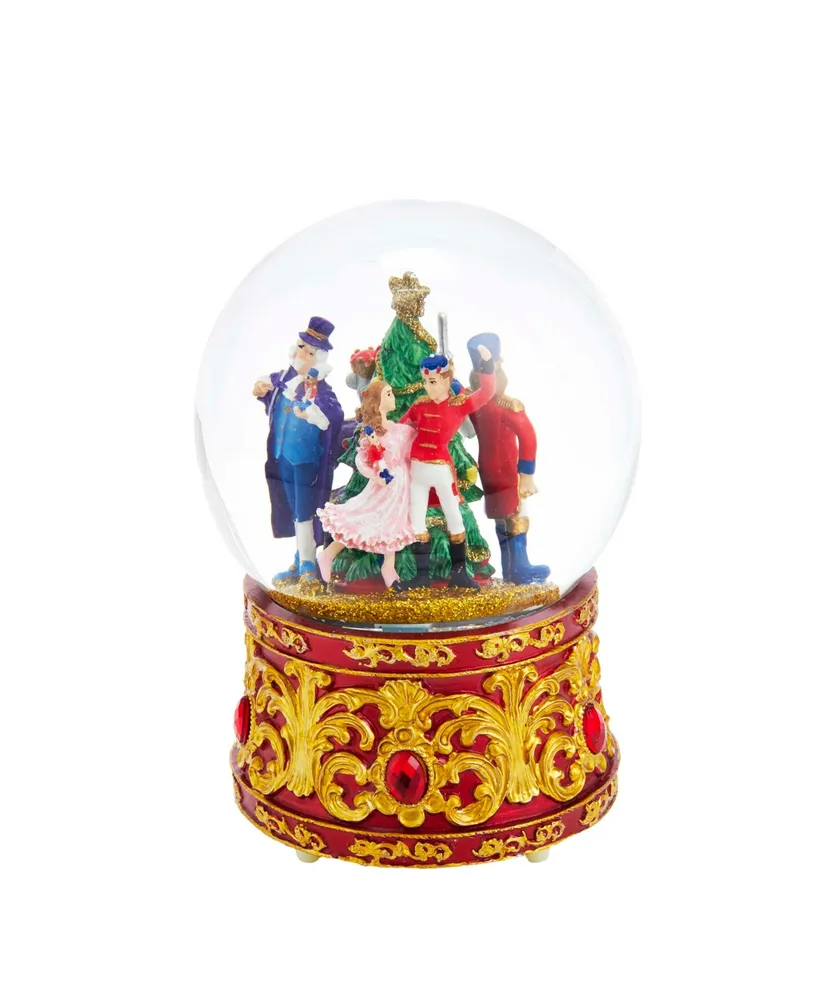 Kurt Adler 120MM Musical Lighted Nutcracker Water Globe