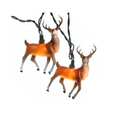 Kurt Adler 10-Light 4.5-Inch Plastic Reindeer Light Set