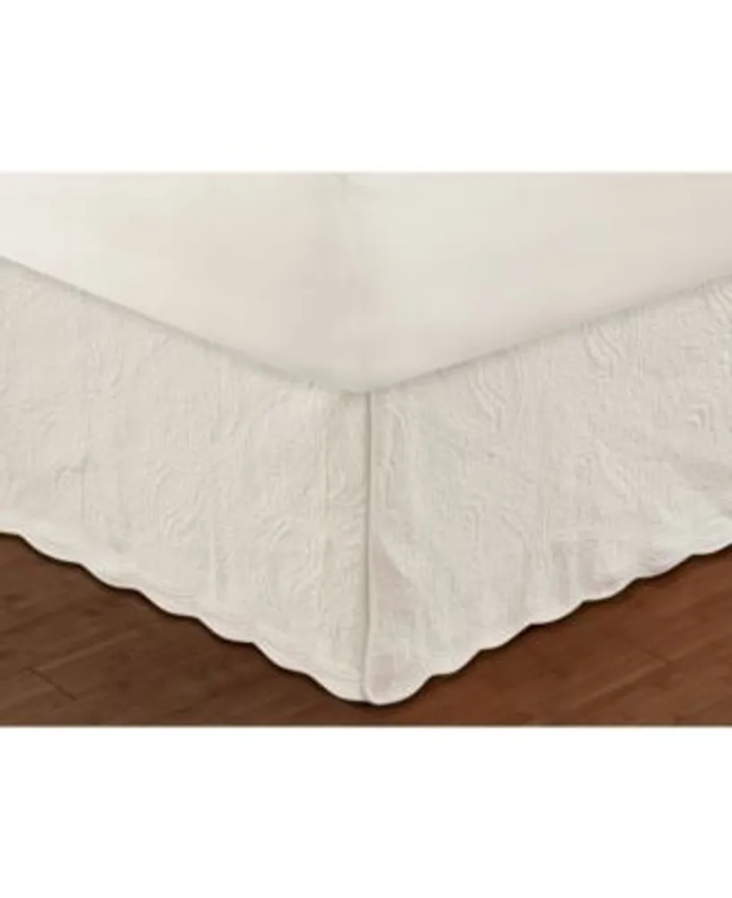 Greenland Home Fashions Paisley Quilted Bed Skirt