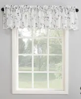 Delia Embroidered Floral Sheer Curtain Collection