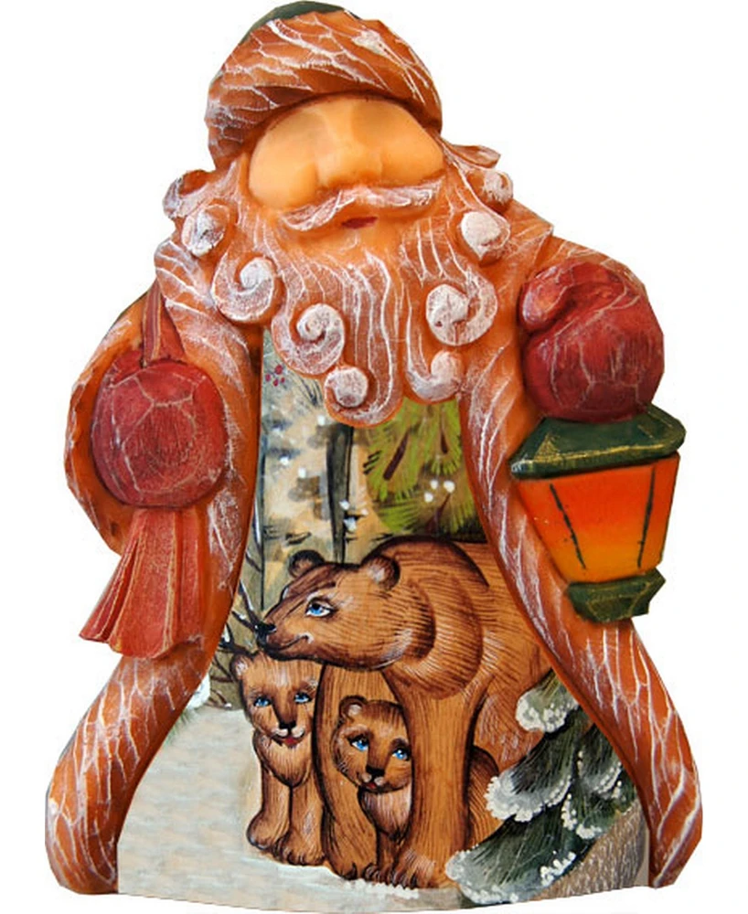 G.DeBrekht Bear Family Tiny Tale Santa Figurine