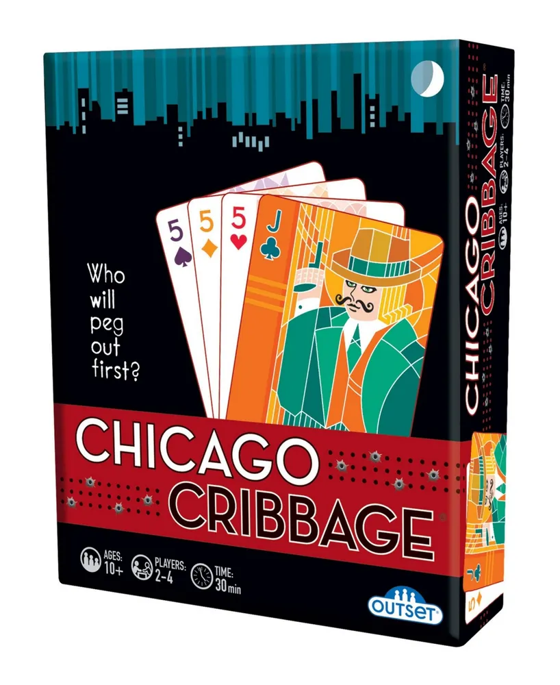 Outset Media Chicago Cribbage Game - Who Will Peg Out First