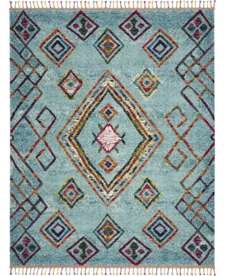 Closeout! Nourison Home Mecca MEC02 Aqua 7'10" x 10'6" Area Rug