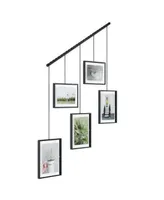 Umbra Exhibit 26" x 27.3" Multi Picture Frame Photo Display, Set of 5