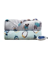 Beautyrest Novelty Electric Plush Throw, 60" x 70"