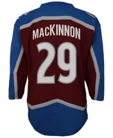 Outerstuff Little Boys Nathan MacKinnon Colorado Avalanche Player Replica Jersey