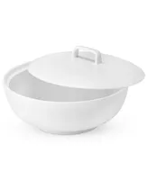 The Cellar Whiteware Covered Vegetable Bowl 68 oz, Created for Macy's