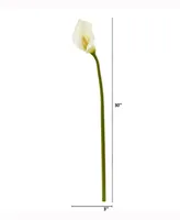 Nearly Natural 30in. Calla Lily Artificial Flower Set of 6