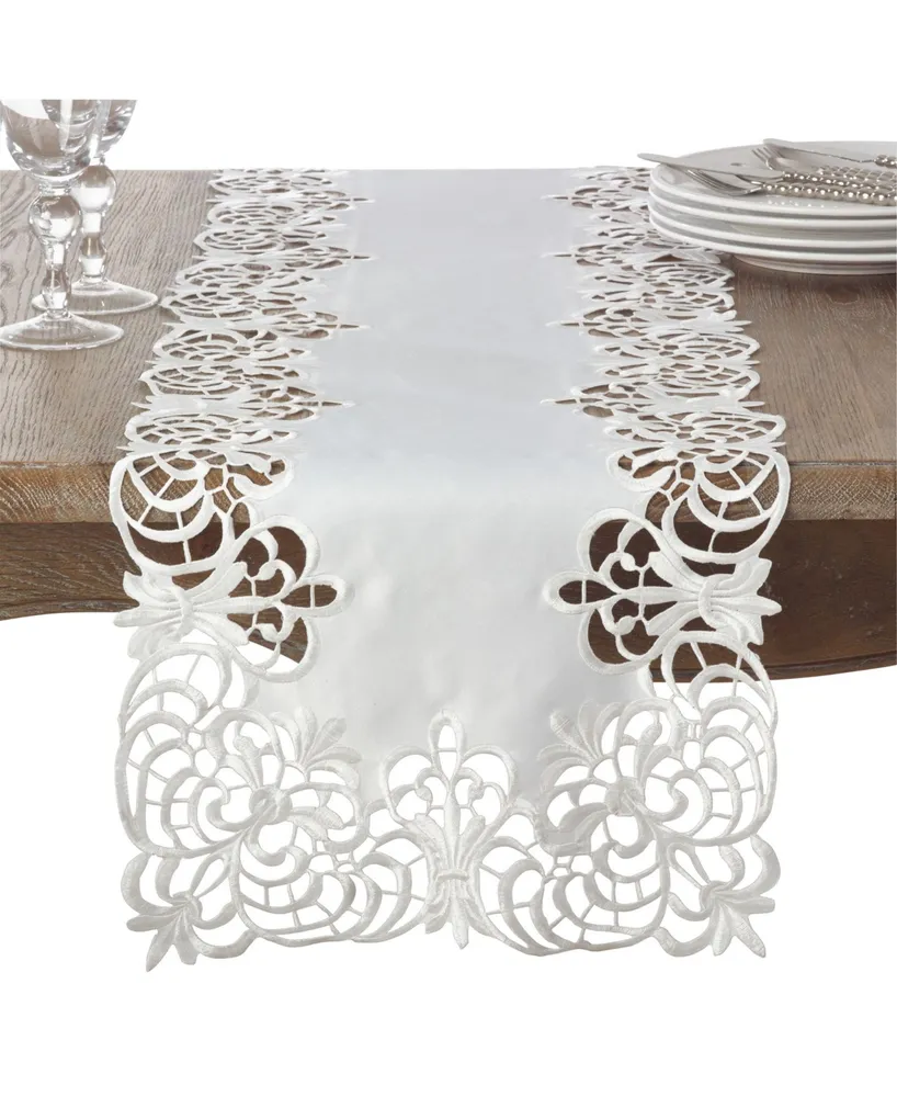 Saro Lifestyle Cutwork Design Runner