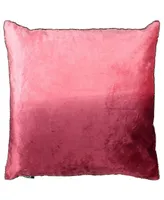 Mod Lifestyles Ombre Velvet Collection Viscose Beaded Edges Pillow, 20" x