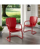 Crosley Ridgeland Metal Chair Set Of 2