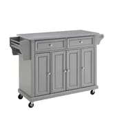 Crosley Stainless Steel Top Kitchen Cart, Island