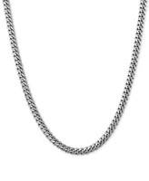 Curb Link 20" Chain Necklace Sterling Silver or 18k Gold-plated Over