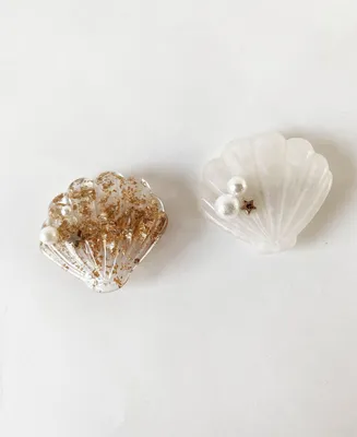 Soho Style Seashell Hair Clip Duo