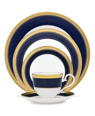 Noritake Odessa Cobalt Gold Dinnerware Collection